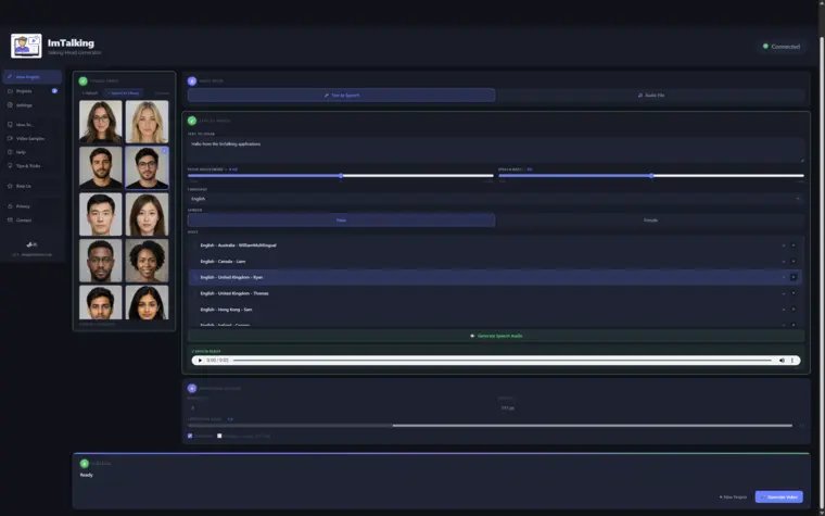 The guided step-by-step workflow