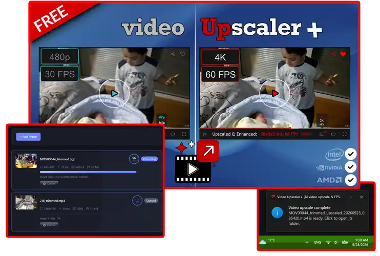 Video Upscaler+ screenshot