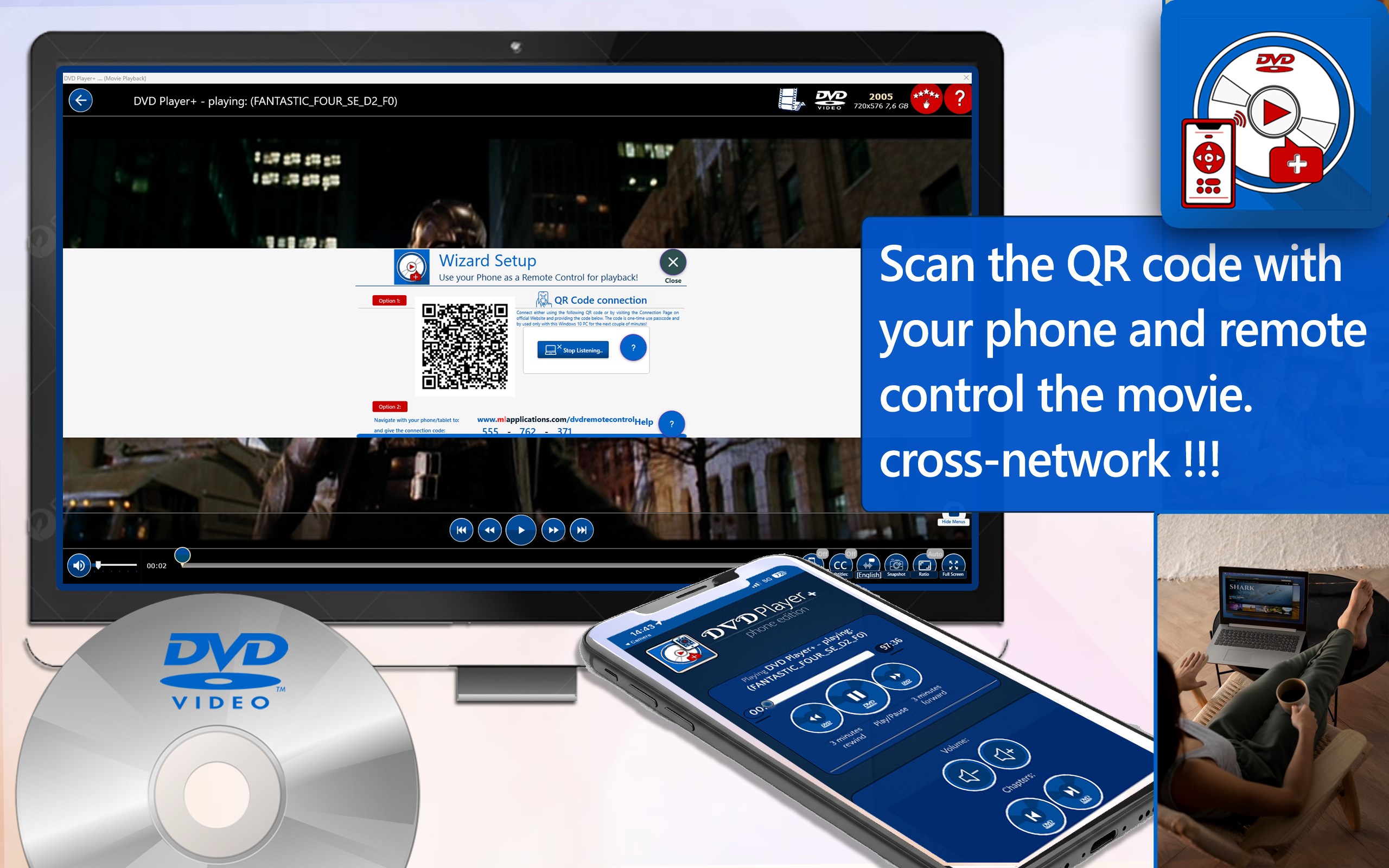 DVD Player+ Screenshot 2