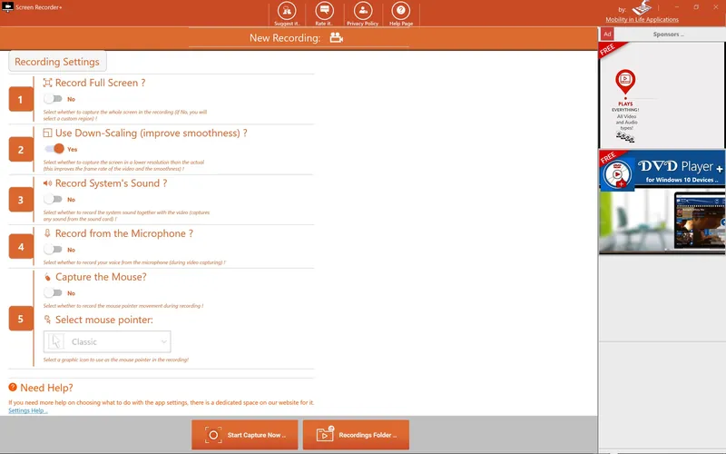 Screen Recorder+ screenshot