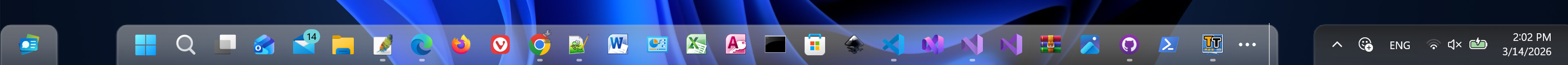 Transparent Taskbar+ Lite, glass dock for all app icons