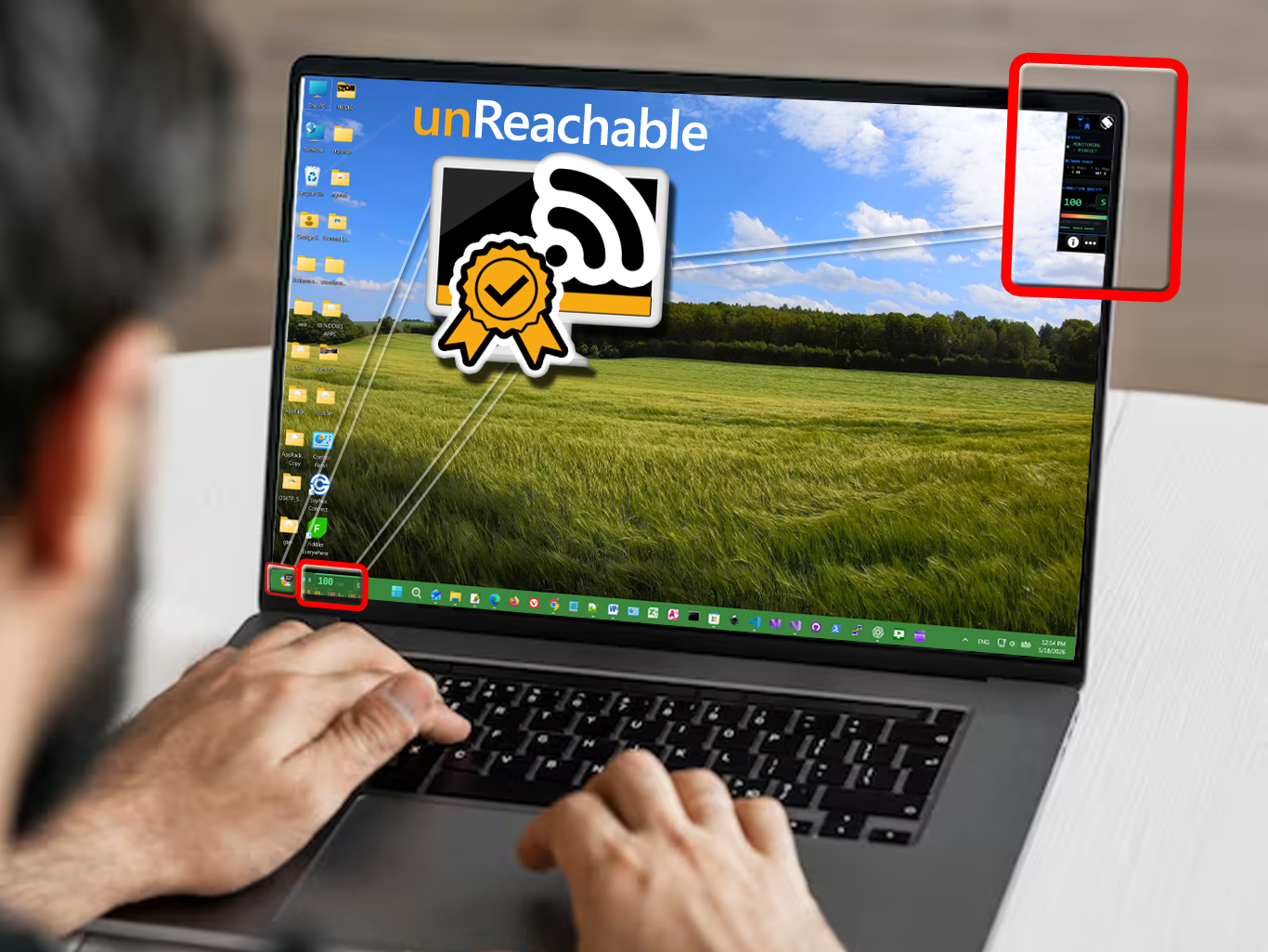 unReachable application preview