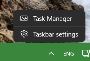 Desktop widget screenshot